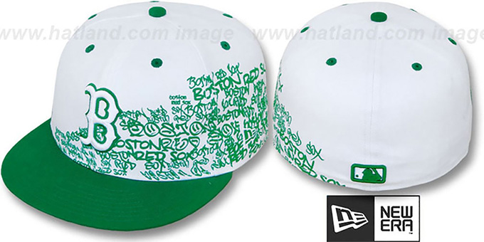 boston red sox green fitted hat