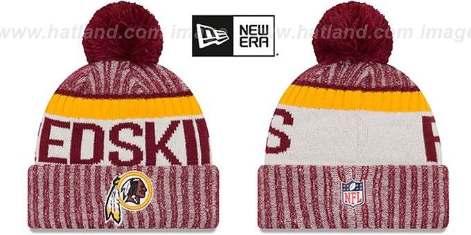 washington redskins knit hat