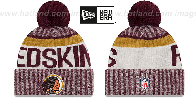 washington redskins knit hat