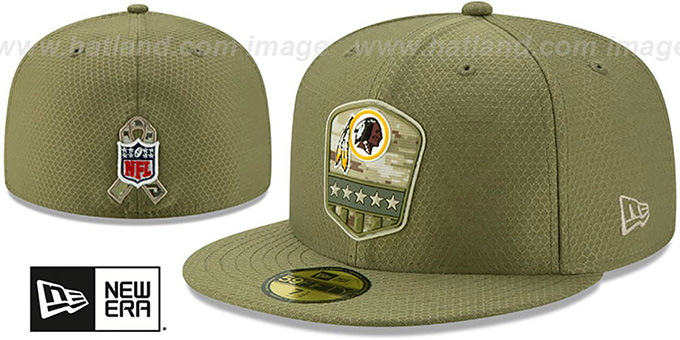 salute to service redskins hat