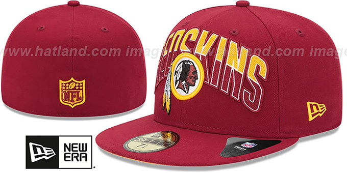 Washington Redskins NFL 2013 DRAFT Burgundy 59FIFTY Fitted Hat