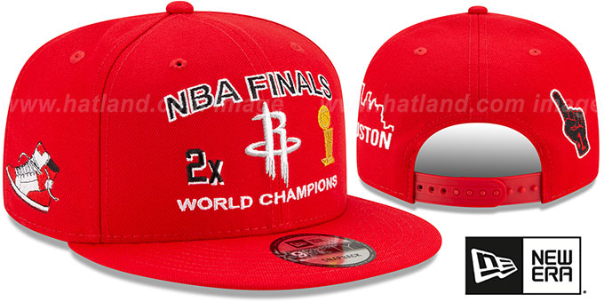 red houston rockets hat