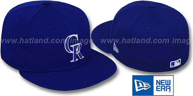 colorado rockies fitted hat