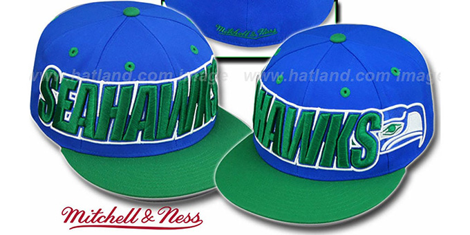 mitchell and ness seahawks hat