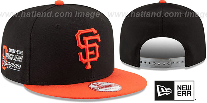 black and orange new era hats