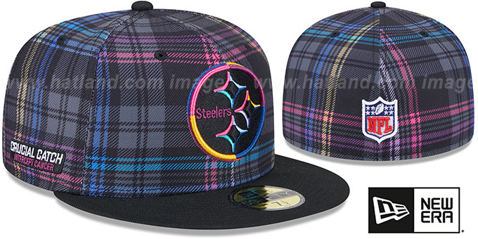 Gorra New Era 9FIFTY Snapback - Edición Crucial Catch De Los Pittsburgh Steelers (NFL)
