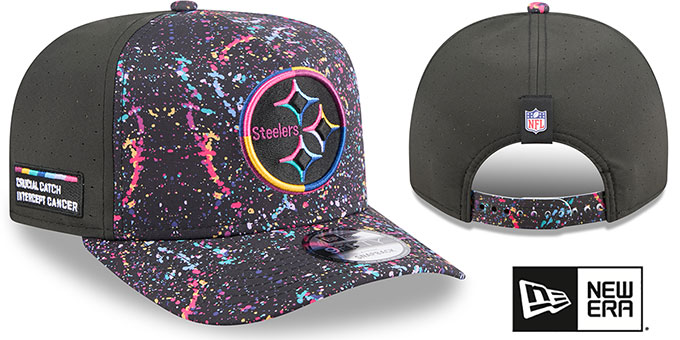 Pittsburgh Steelers 2025 CRUCIAL CATCH A-FRAME SNAPBACK Hat