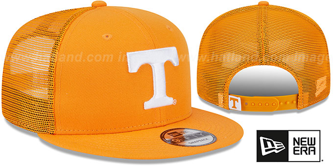 NEW ERA - 【244】NEWERA×TNNK CAP ORANGE Tennessee TEAM-BASIC TRUCKER SNAPBACK Orange Hat by New Era