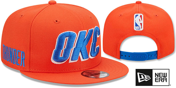 Oklahoma City Thunder STATEMENT SNAPBACK Orange Hat
