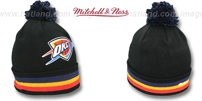 Oklahoma City Thunder XL-LOGO BEANIE Black