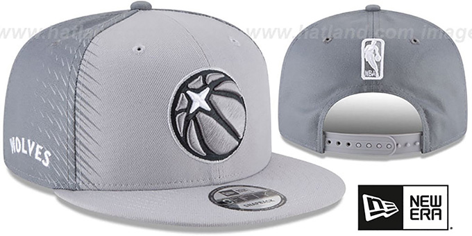 Timberwolves CITY-SERIES SNAPBACK Grey-Grey Hat by New Era