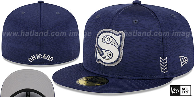 Chicago White Sox 2024 COOPERSTOWN CLUBHOUSE Heather Navy Fitted display picture 1