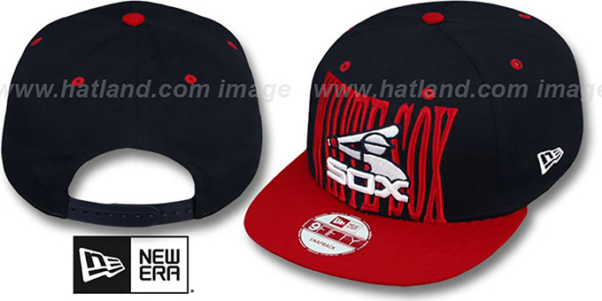 navy and red hat