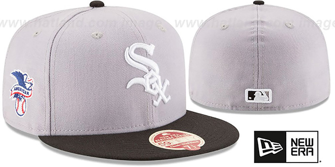 grey white sox hat