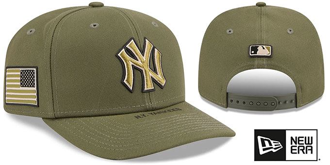 New York Yankees 2026 ARMED FORCES STARS N STRIPES STRETCH SNAP H