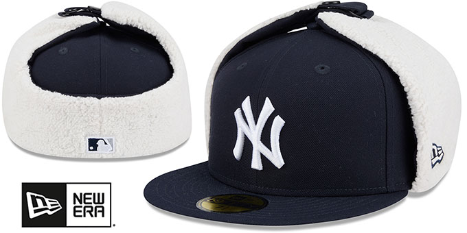 New York Yankees CLASSIC DOGEAR Navy Fitted Hat by New Era