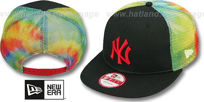 New York Yankees MESH TYE-DYE SNAPBACK Hat by New Era
