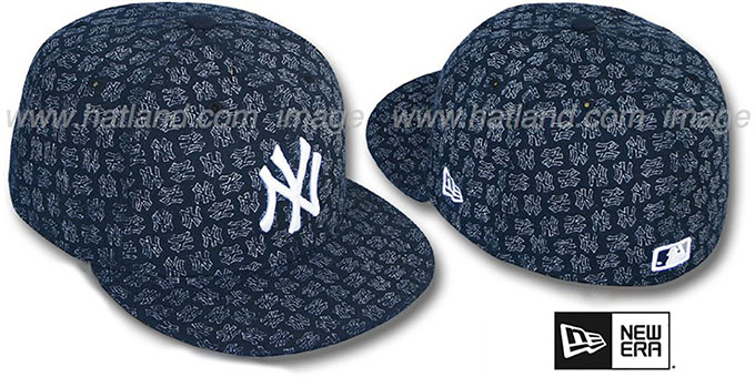 NY Yankees fade cap ネイビー