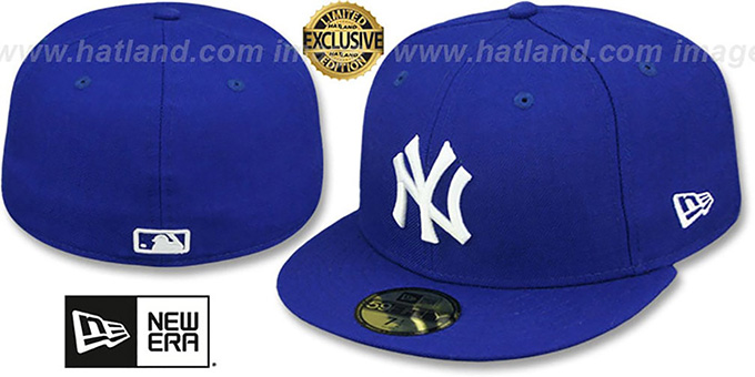royal blue yankees hat