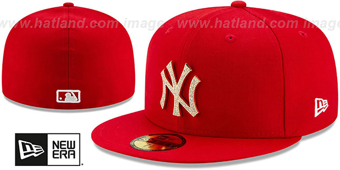 new era red yankees cap