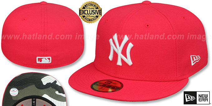 New York Yankees (Black) New Era 59FIFTY (Red Bottom)