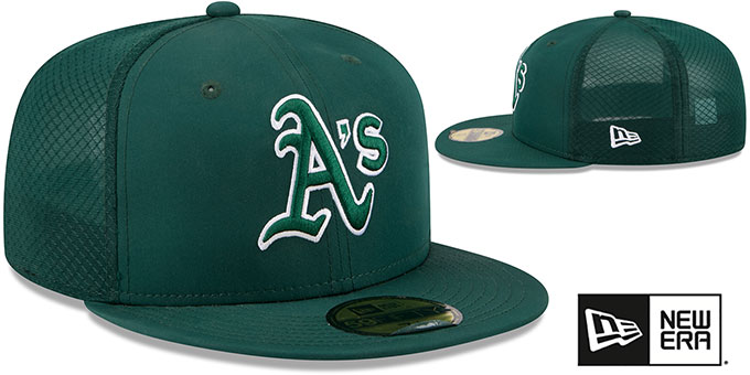 Oakland Athletics 2026 BATTING PRACTICE Green Fitted Hat