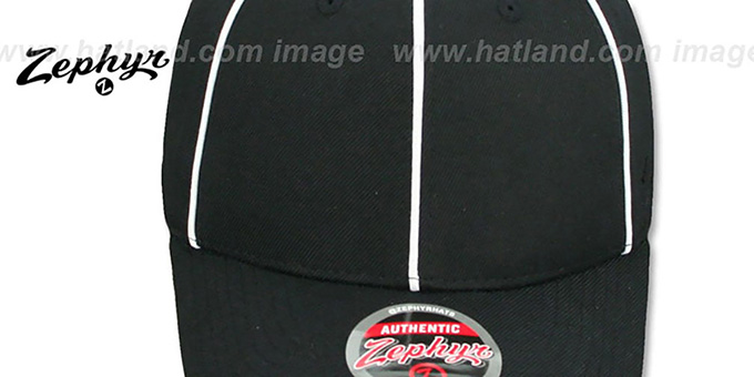 Blank PIPING SNAPBACK Black-White Piping Hat Zephyr