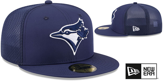 Toronto Blue Jays 2026 BATTING PRACTICE Navy Fitted Hat