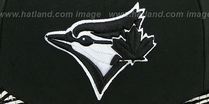Toronto Blue Jays Ostrich Zebra Strapback Hat By New Era Toronto Blue Jays Ostrich Zebra Strapback Hat By New Era