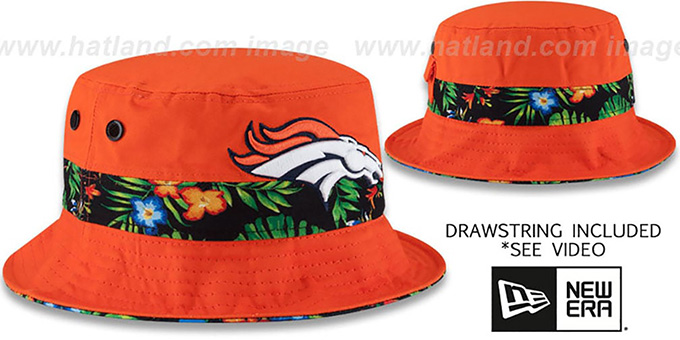 denver broncos bucket hat orange