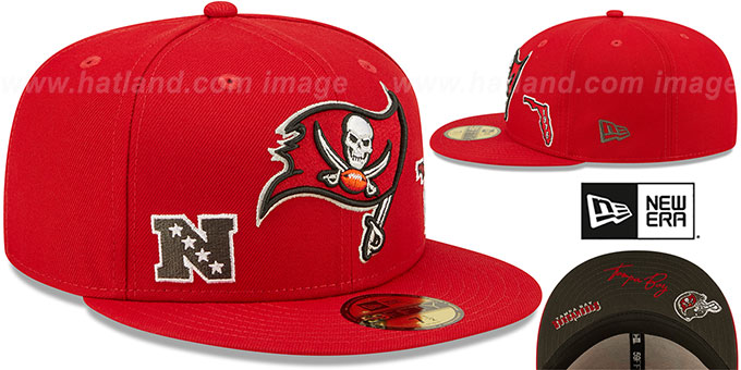 FCRB hat ハット L/XL NEW ERA EMBLEM Tampa Bay Buccaneers New Era Throwback Logo Iced II 39THIRTY