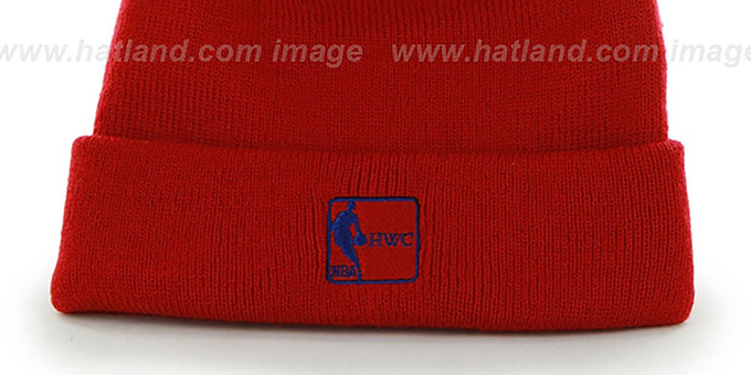 Baltimore Bullets POMPOM CUFF Red Knit 
