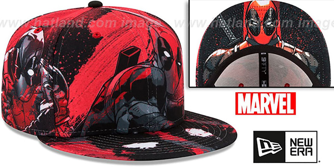 Deadpool HI-RES ALL-OVER Fitted Hat by New Era