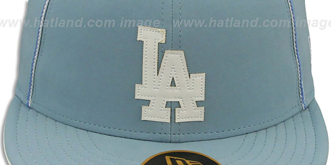 light blue dodgers fitted