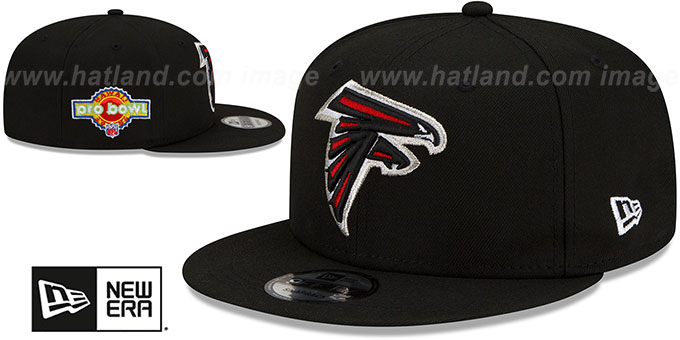 New Era 59FIFTY ブラックキャップ NFL Pro Bowl Atlanta Falcons 1994 PRO BOWL SIDE-PATCH SNAPBACK Hat