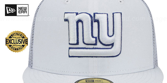 New York Giants White Embellished Satin Baseball Cap New Era Men main image 2