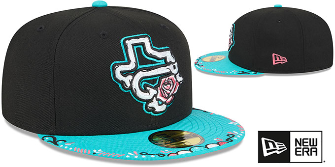Corpus Christi Hooks 2026 COPA DE LA DIVERSION Black-Blue Fitted