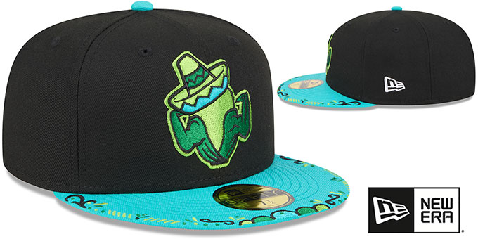 Cedar Rapids Kernels 2026 COPA DE LA DIVERSION Black-Teal Fitted