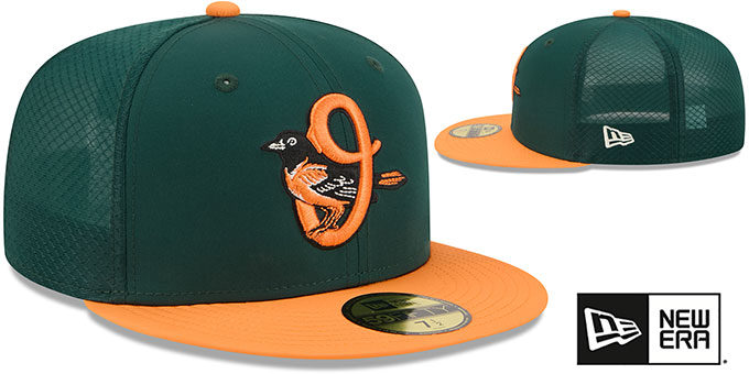 Baltimore Orioles 2026 CITY CONNECT BATTING PRACTICE Green-Orange