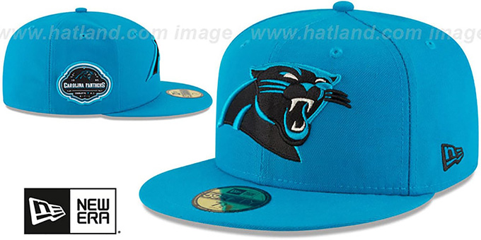 panthers fitted hats