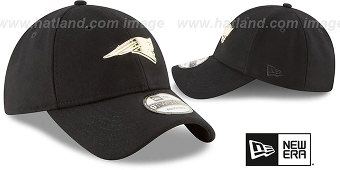 black and gold patriots hat