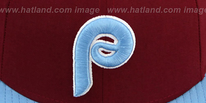 powder blue phillies hat