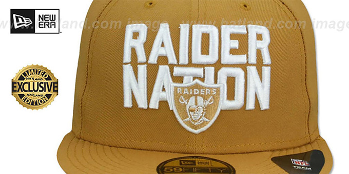 Tan raiders hat Clearance