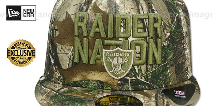 olive raiders hat