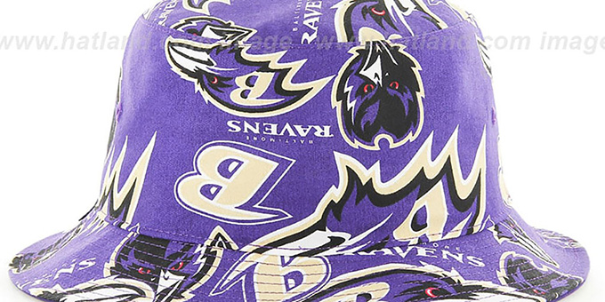 Baltimore Ravens BRAVADO BUCKET Hat by 