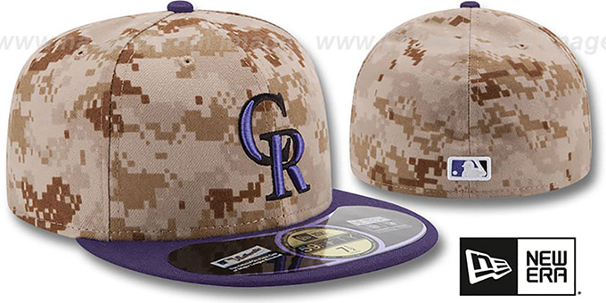 camo rockies hat
