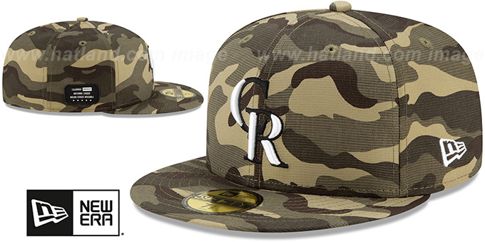 camo colorado rockies hat