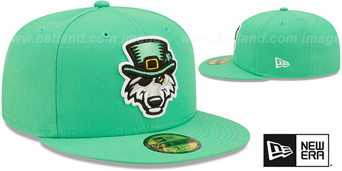 Erie SeaWolves THEME NIGHT Green Fitted 