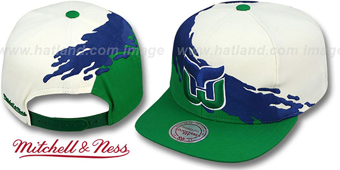 Hartford Whalers PAINTBRUSH SNAPBACK 