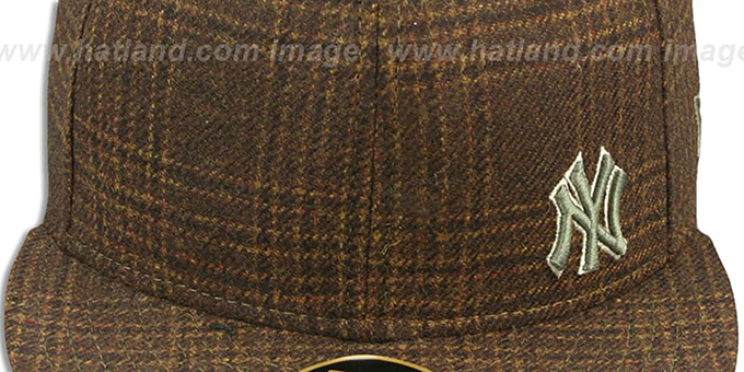 NEW ERA 別注 NY Long Brim Hat Harris Tweed Classic meets classy. The MLB Harris Tweed 59FIFTY Fitted